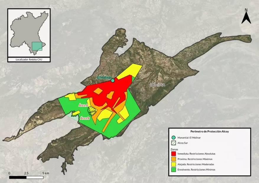 Mapa de restriccions a La Canal